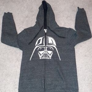 Star Wars Darth Vader Zip-Up Hoodie - Large  - Clean - Authentic - Black